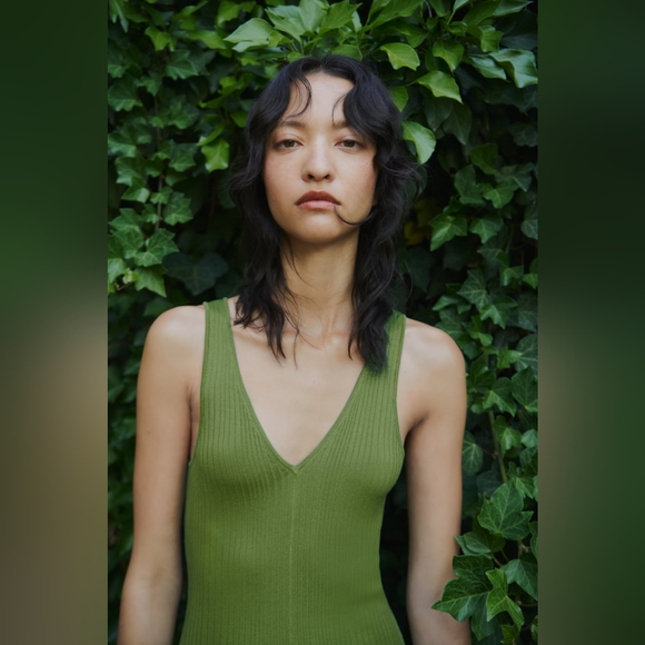 New Zara Knit Midi Dress 3471/033 - Picture 4 of 12